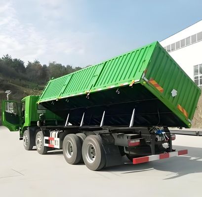 Seitendump-Anhänger Mehrfachachsen 45 CBM Seitendump-Anhänger Halbanhänger Maximallast 30000 kg
