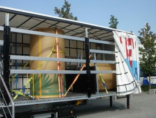 Anpassbar 3 Achsen 40ft 45ft Vorhang Seite Tarpaulin Semi-Anhänger für von Wosheng