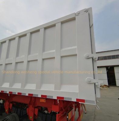 5 Achsen Hydraulischer Hinterdump Semi-Anhänger Ende Tipper mit Q345B / T700 Stahl Hauptstrahl