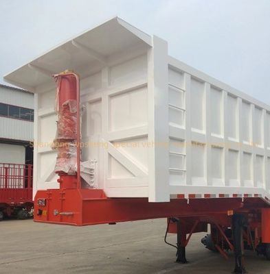 5 Achsen Hydraulischer Hinterdump Semi-Anhänger Ende Tipper mit Q345B / T700 Stahl Hauptstrahl