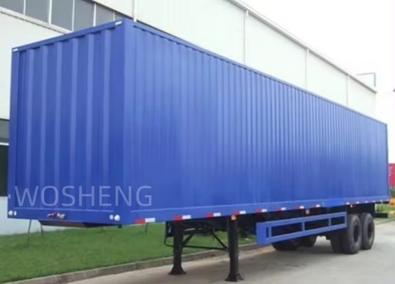40 45 53 Ft Lieferwagenbox Schiebe-PVC-Plattenseite Vorhang Halbanhänger 40 Tonnen Nutzlast