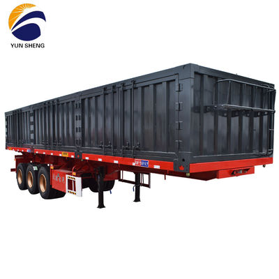 Seitenkippender Semi-Anhänger Direkter hydraulischer Schwerlast-U-Form-Endkippender Dump Truck