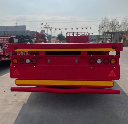 3 oder 4 Achsen Schiffsfracht und 20ft 40ft Container Flatbed Trailer mit 50tons Max Nutzlast