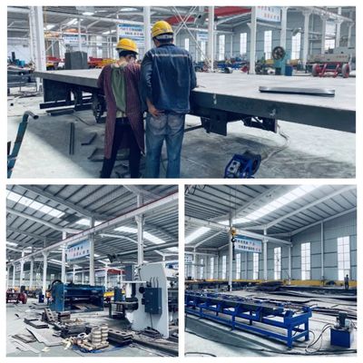 3 oder 4 Achsen Schiffsfracht und 20ft 40ft Container Flatbed Trailer mit 50tons Max Nutzlast