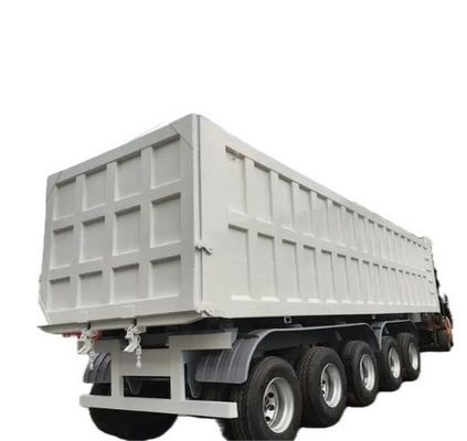 5 Achsen Hydraulischer Rücken Dump Semi-Anhänger Tipper Semi-Truck Tipping Anhänger von Wosheng