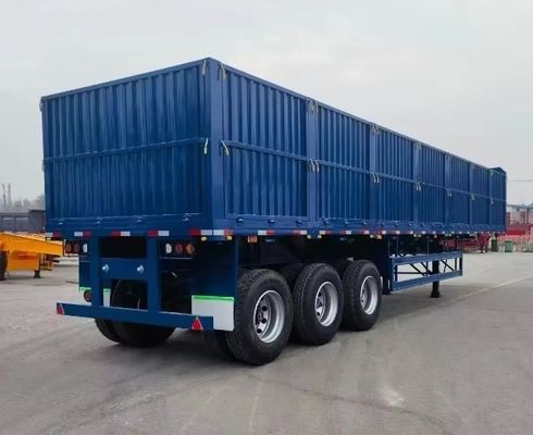 WS Dreiachsige Güterbeförderung Seitenbrett Seitenwand Lkw Lkw-Frachtanhänger für Lkw