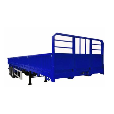 Seitenwand-LKW-Transport 3-Achse 13m Stahl-Halbanhänger mit mechanischer Aufhängung