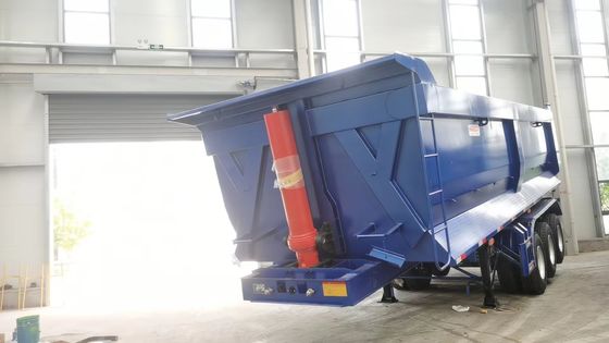 40-80T Hinterbehälter mit doppelter Linienbremsanlage und hoher Nutzlastkapazität