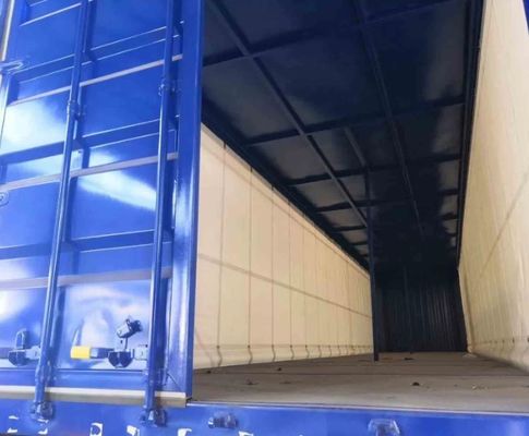 Kundenanforderung 40ft Vorhangseitenbehälter Semi-Anhänger mit ODM Stahl 3-Achse