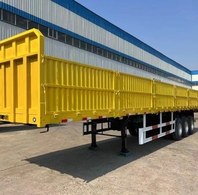 3 Achsen Schüttgut- und Containertransport Stahlseitenwände Sattelzug für Sattelwagen