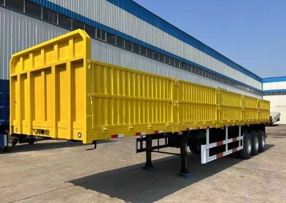 3 Achsen Schüttgut- und Containertransport Stahlseitenwände Sattelzug für Sattelwagen