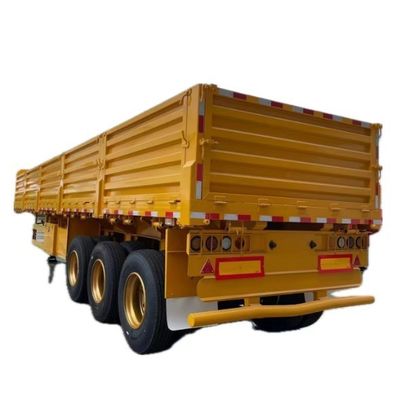 Lkw-Anhänger 3 Achsen 40-100 Tonnen Stahl Seitenwand Semi-Anhänger mit und erschwinglich