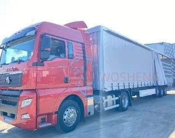 Stahlschließkasten-Körper-Gardinen-Seitenwagen-Lkw-Semi-Cargo-Anhänger für den russischen Markt