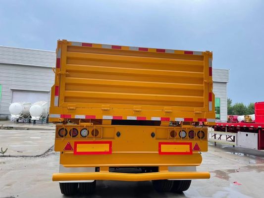 Lkw-Anhänger 3 Achsen 40-100 Tonnen Stahl Seitenwand Semi-Anhänger mit und erschwinglich
