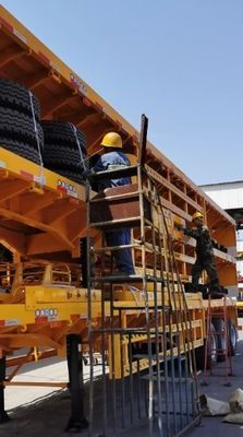 Lkw-Anhänger 3 Achsen 40-100 Tonnen Stahl Seitenwand Semi-Anhänger mit und erschwinglich