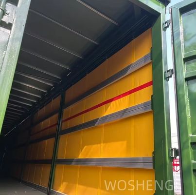 Semi-Anhänger 3 Achsbox Lieferwagen für den Güterverkehr Seitenvorhang für den Güterschutz