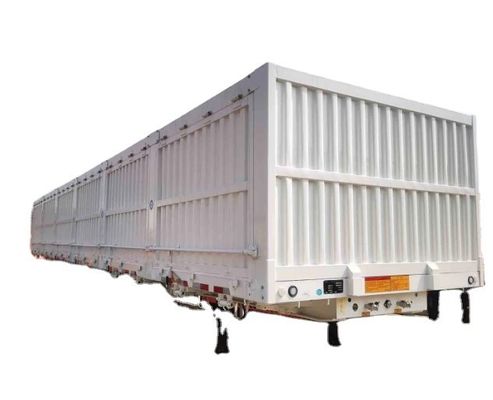 Maximale Nutzlast 40-80 Tonnen Semi-Trailer Woshengs 40 Tonnen Tri-Achse mit Stahlmaterial