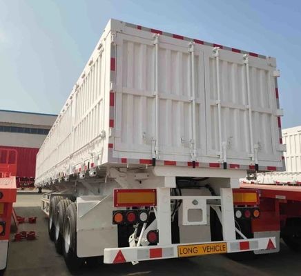 Maximale Nutzlast 40-80 Tonnen Semi-Trailer Woshengs 40 Tonnen Tri-Achse mit Stahlmaterial