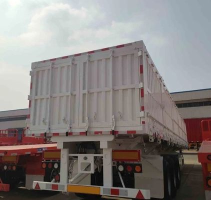 Maximale Nutzlast 40-80 Tonnen Semi-Trailer Woshengs 40 Tonnen Tri-Achse mit Stahlmaterial