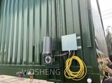 Bestseller Nachfrage des Kunden Semi-Trailer mit 3 Achsen 40ft 45ft Grüner Seitenzaun