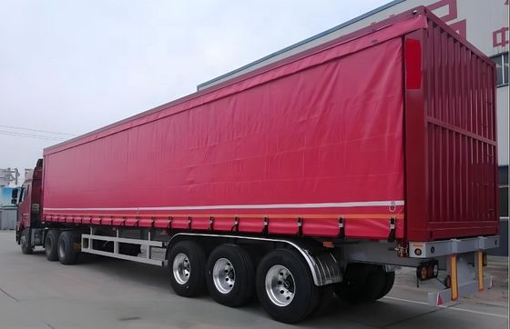 Doppelleitungsbremssystem WABCO Tri-Achse 60 Tonnen Seitenvorhang für den Transport