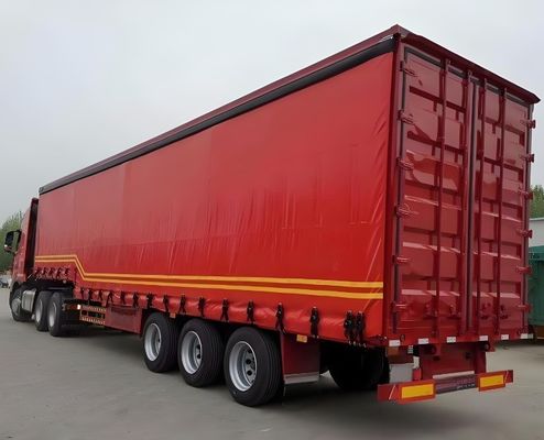 Doppelleitungsbremssystem WABCO Tri-Achse 60 Tonnen Seitenvorhang für den Transport