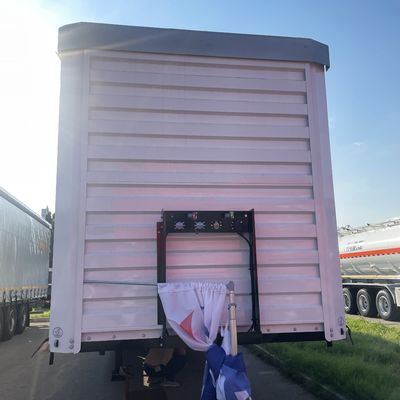 Q345B T700 10 Tonnen 13 Tonnen 16 Tonnen 3 Achsen Seitenvorhang Lkw Semianhänger für den Transport