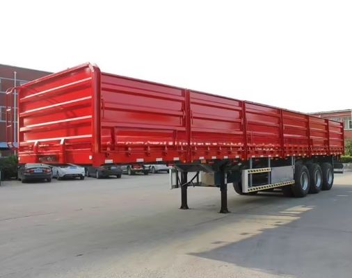 12400X2500X3650mm WS Dreiachsel-Sandtransporter mit mechanischer Aufhängung