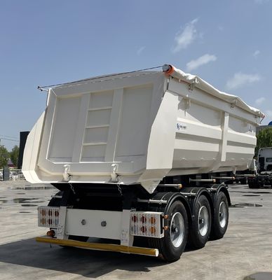 60T/80T U-Typ-Tipper-Hinterbehälter für den Transport von Sandsteinkorn