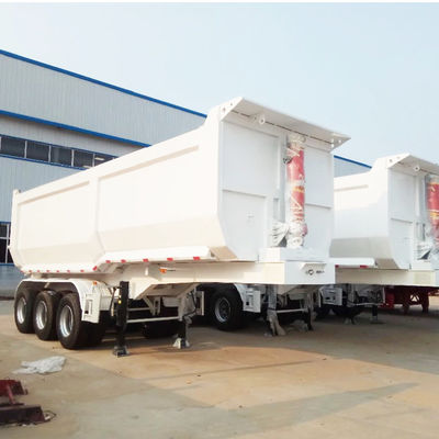 60T/80T U-Typ-Tipper-Hinterbehälter für den Transport von Sandsteinkorn