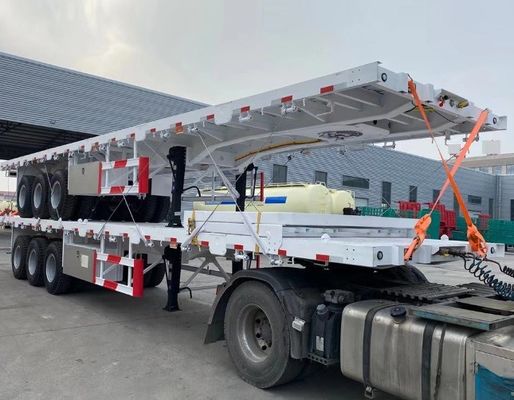2 Achsen 3 Achsen 4 Achsen 20' 40' 45' Container Flatbed Semi-Trailer für Lkw-Reifen Spezifikationen. 12R22.5
