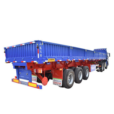 3 Achsen Seitendumpf Semi-Anhänger Seitenwand Tipper Dump Truck WS Hydraulische Transportindustrie