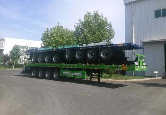 2 Achsen 3 Achsen 4 Achsen 20' 40' 45' Container Flatbed Semi-Trailer für Lkw-Reifen Spezifikationen. 12R22.5