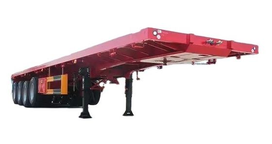 Flachbett Flachdeck Lkw Anhänger Container Semi-Anhänger Anpassung 60/80 Tonnen Maximallast