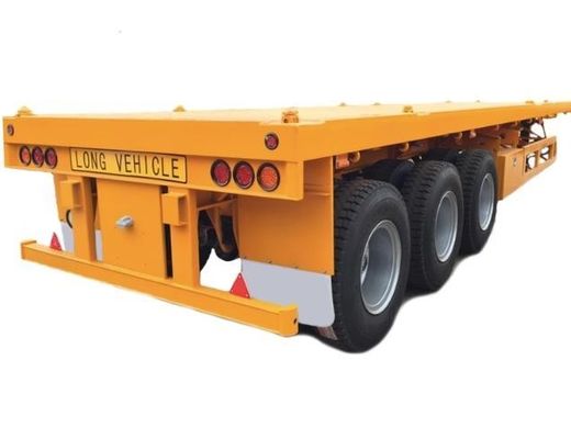 Flachbett Flachdeck Lkw Anhänger Container Semi-Anhänger Anpassung 60/80 Tonnen Maximallast
