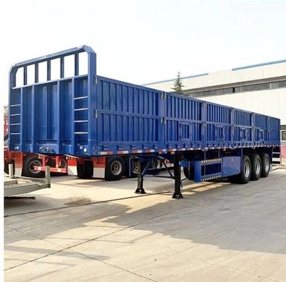 3 Achsen Fall Seitenwand Semi-Anhänger geeignet für den Transport von Fracht Zaun Design