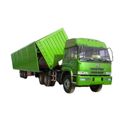 WS Steintransport Dauerhafte 3 Achsen 50 Tonnen Seiten-Dump Truck Halbanhänger Tipper für Lösung