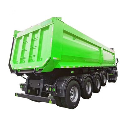 45Cbm 60Ton Dump Truck Anhänger Rücken Dump Trailer für Sandstein Getreide Transport