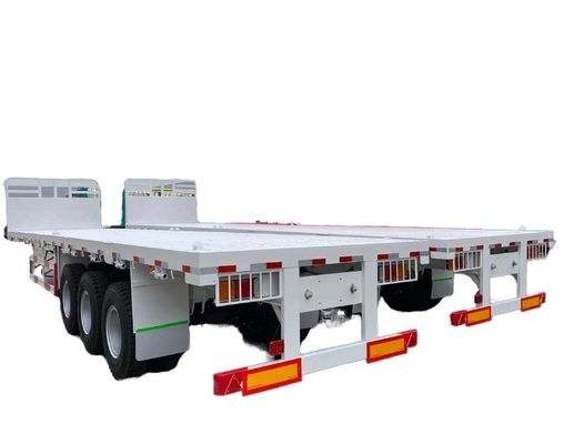 Spezialisiert auf Flatdeck Flatboy Flatbed Semi Trailer für Lkw Dreieck Reifen Spezifikationen