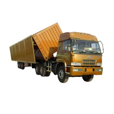Lkw-Anhänger 3 Achsen Hydraulischer Seitenabwurf Semi-Anhänger mit 40-100 Tonnen maximale Nutzlast