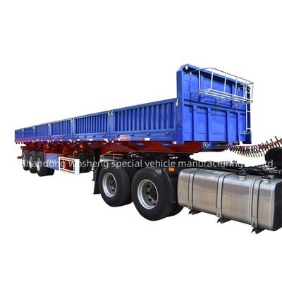 3 Achsen Seitenabschiebung Tipper Dump Semi-Anhänger mit 28 Tonnen Landeantrieb und Anpassung