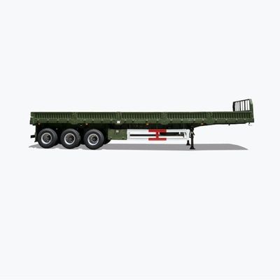 Anpassung 30t 40t 3 Achs Anhänger mit Stahlseitenwand und abnehmbaren Brettzaun