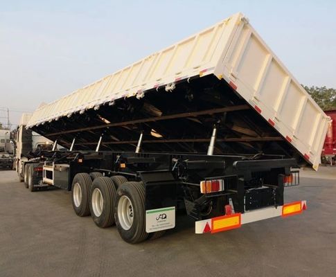 3 Achsen Seitenabschiebung Tipper Dump Semi-Anhänger mit 28 Tonnen Landeantrieb und Anpassung
