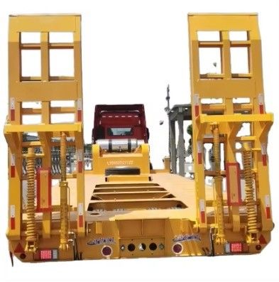 30-120 Tonnen Lowboy Stahl-Lowbed Semi-Trailer mit hoher Ladekapazität