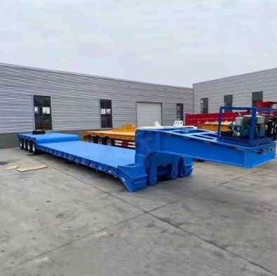 2024 Bestseller 2/3/4/5 Achsen Niedrigbett Lowboy Truck Niedrigbett Semi-Trailer 13000x3000x1700mm