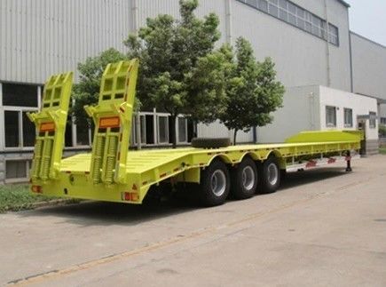 Luft- oder mechanische Aufhängung 3/4 Achs Lowboy-Semianhänger für den Transport mit Baggern