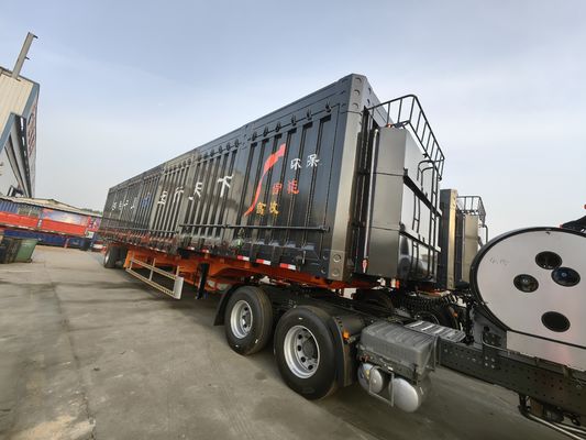 Schwerlast-Side-Tipping-Anhänger mit Hydraulik-Hebe- und Seiten-Dump-Funktion