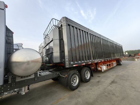 Schwerlast-Side-Tipping-Anhänger mit Hydraulik-Hebe- und Seiten-Dump-Funktion