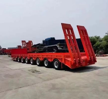 60T Max Nutzlast Q345B/T700L Niedrigbett-Lkw-Anhänger für Bagger und langlebige Maschinen