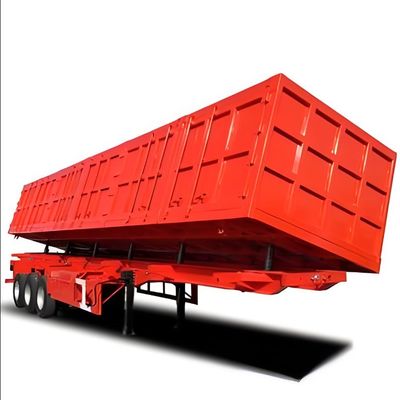 Lkw-Anhänger 3 Achsen 40-100 Tonnen Seitenabwurf Semi-Anhänger und Seitenabwurf Semi-Anhänger